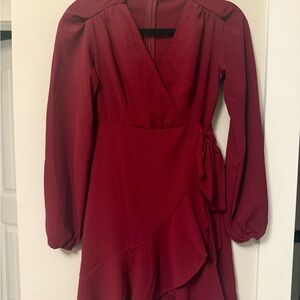 Altar’d State Ruffle Wrap Dress